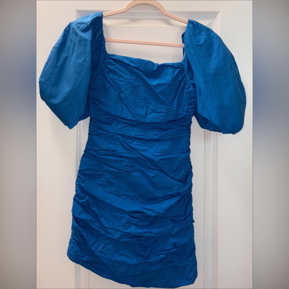 DO+BE Blue Puff Sleeve Dress